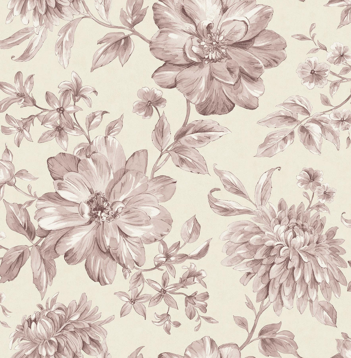 York Gabriela Pink Floral Wallpaper