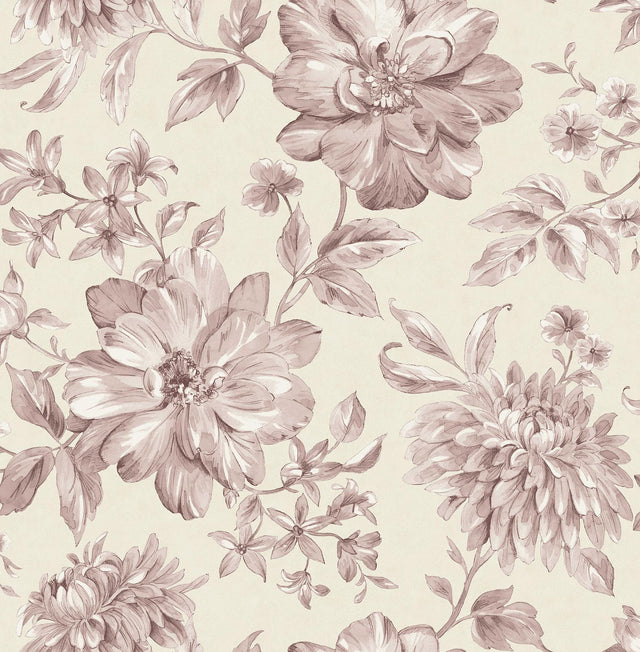York Gabriela Pink Floral Wallpaper