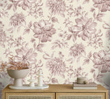 York Gabriela Pink Floral Wallpaper