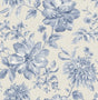 York Gabriela Blue Floral Wallpaper