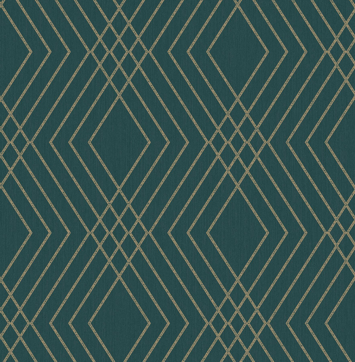 York Shard Evergreen Trellis Wallpaper