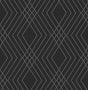 York Shard Black Trellis Wallpaper