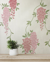 York Aisla Pink Wisteria Wallpaper