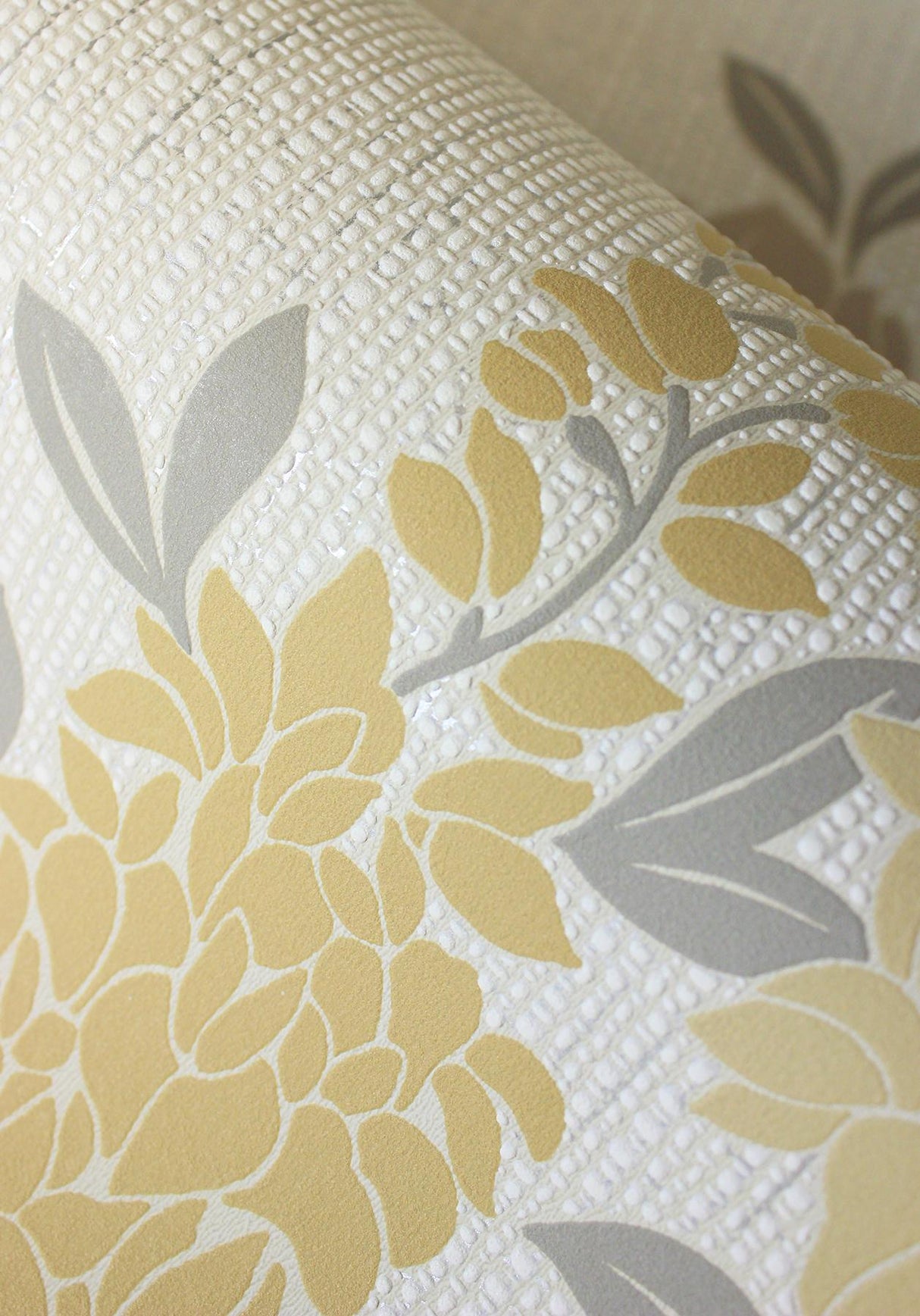 York Aisla Yellow Wisteria Wallpaper