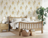 York Aisla Yellow Wisteria Wallpaper