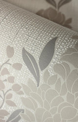 York Aisla Neutral Wisteria Wallpaper