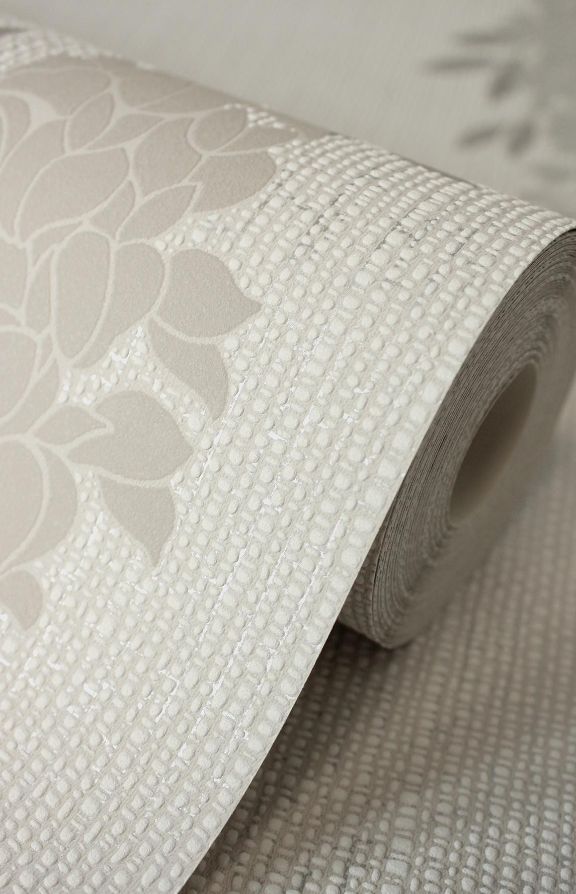 York Aisla Neutral Wisteria Wallpaper