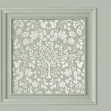 York Edwina Sage Woodland Panel Wallpaper