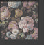 York Arlene Black Floral Panel Wallpaper