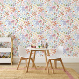 York Zena Multicolor Berries & Blooms Wallpaper