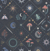 York Elmira Black Mystical Wallpaper