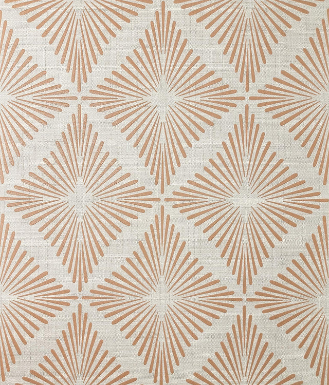 York Denver Rust Starburst Wallpaper
