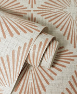 York Denver Rust Starburst Wallpaper