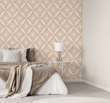 York Denver Rust Starburst Wallpaper