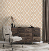 York Denver Rust Starburst Wallpaper