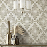 York Denver Neutral Starburst Wallpaper