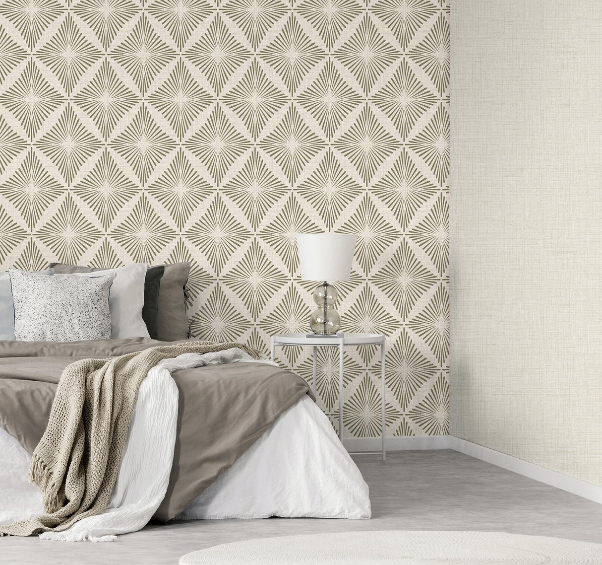 York Denver Neutral Starburst Wallpaper