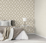 York Denver Neutral Starburst Wallpaper