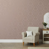 York Signature Rose Damask Wallpaper