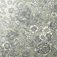 York Hedgerow Green Floral Trails Wallpaper