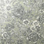 York Hedgerow Green Floral Trails Wallpaper