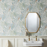 York Cleo Pastel Tropical Wallpaper