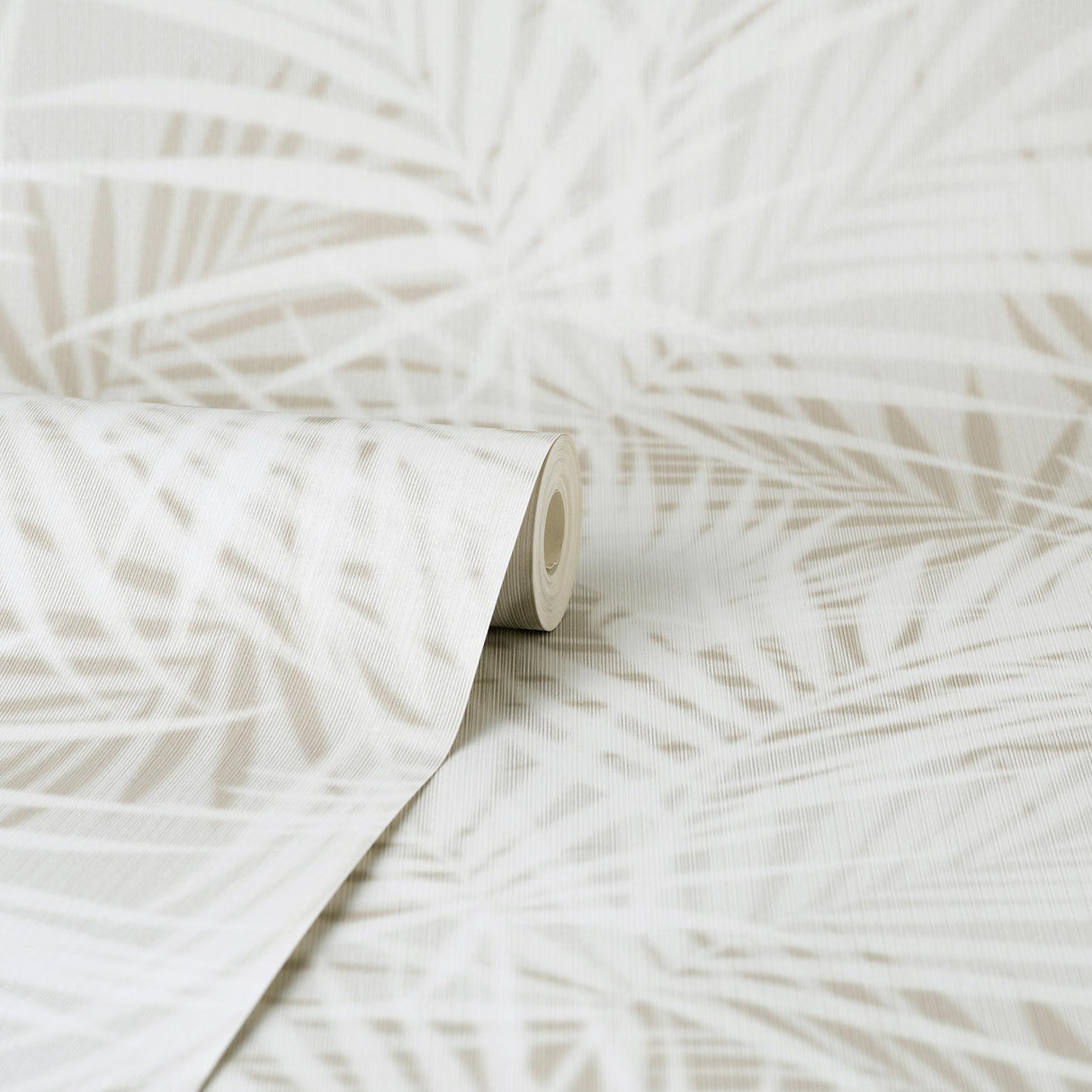 York Frida Neutral Textured Palm Wallpaper