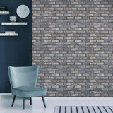 York Darren Grey Loft Brick Wallpaper
