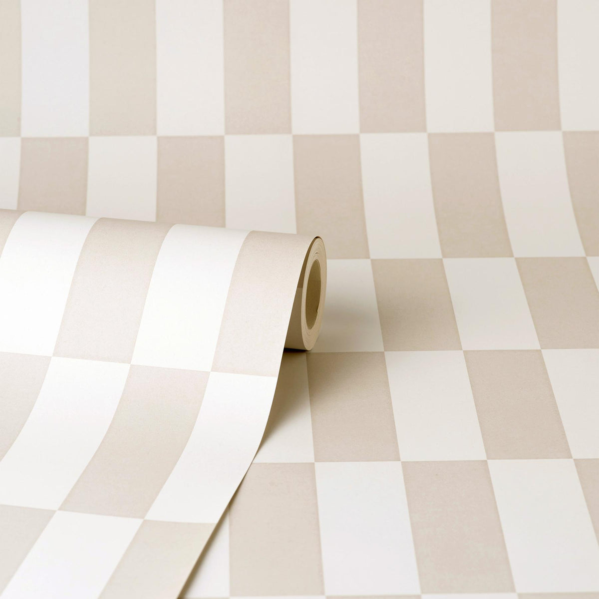York Weston Neutral Modern Checkerboard Wallpaper