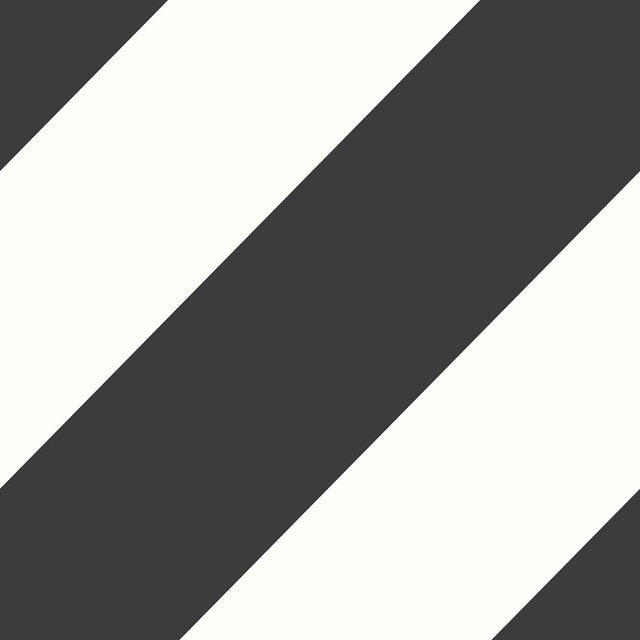 York Zander Black Modern Diagonal Wallpaper