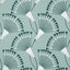 York Wilder Light Blue Fanning Flower Wallpaper