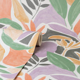 York Marisol Pastel Artistic Leaf Wallpaper