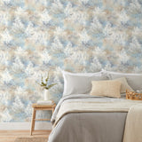 York Willem Blue Tree Wallpaper