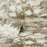 York Kamali Neutral Leopard Trees Wallpaper