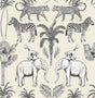 York Nauman Eggshell Safari Walk Wallpaper