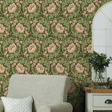 York Claes Pink Floral Wallpaper