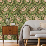 York Claes Pink Floral Wallpaper