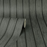 York Manolo Black Wooden Slat Wallpaper