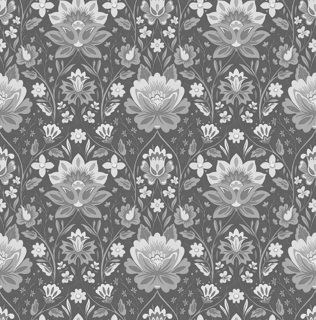 York Issey Red Floral Wallpaper