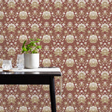 York Issey Red Floral Wallpaper