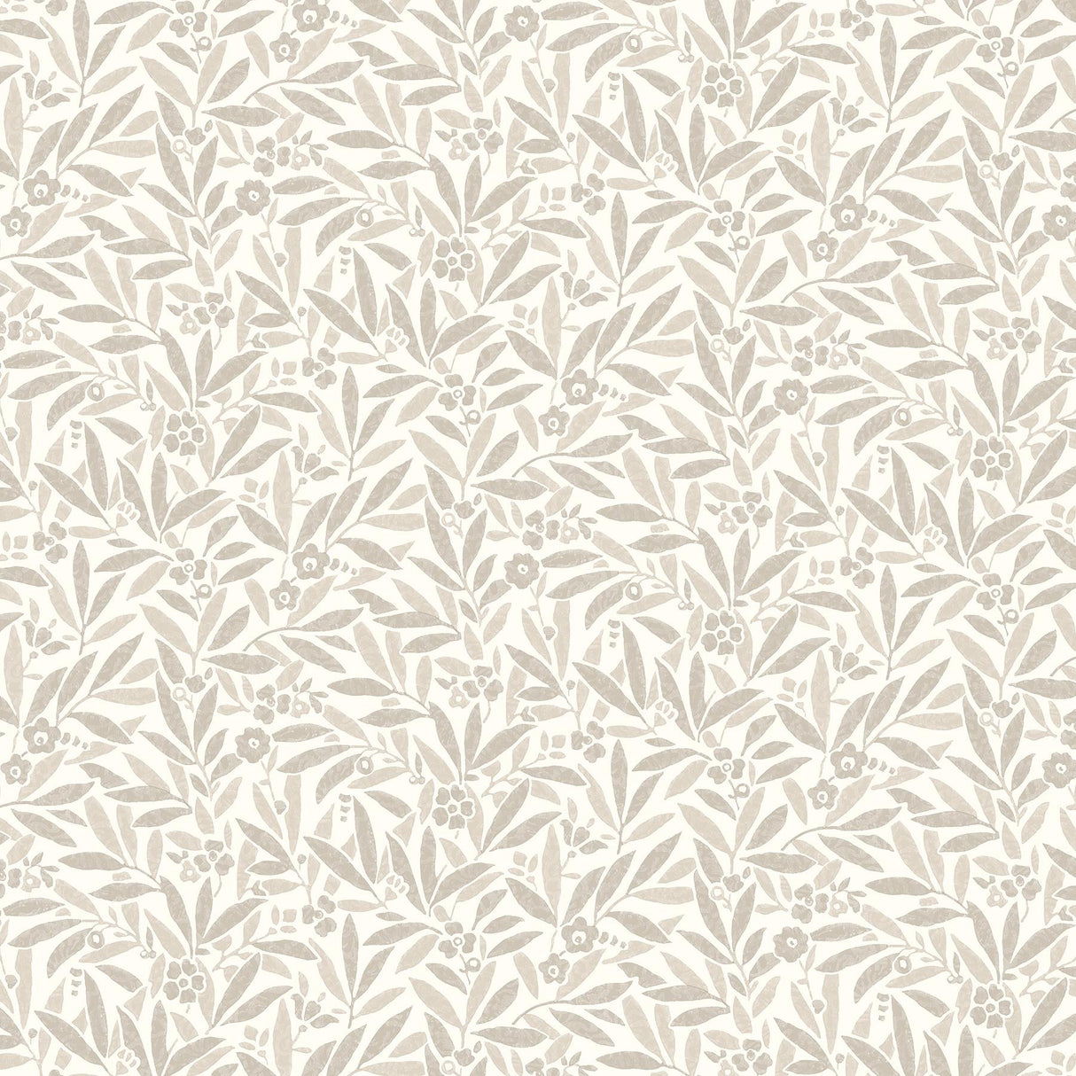 York Rabanne Neutral Ditsy Leaves Wallpaper