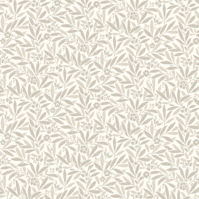 York Rabanne Neutral Ditsy Leaves Wallpaper