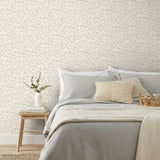 York Rabanne Neutral Ditsy Leaves Wallpaper