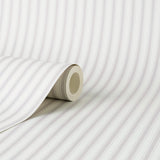 York Chirico Lavender Ticking Stripe Wallpaper