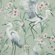 York Simonetta Seafoam Heron Wallpaper