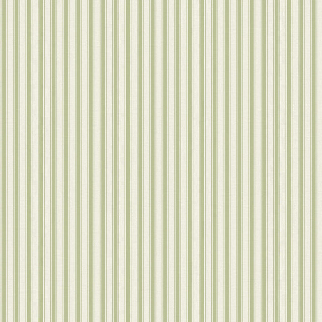 York Chirico Green Ticking Stripe Wallpaper