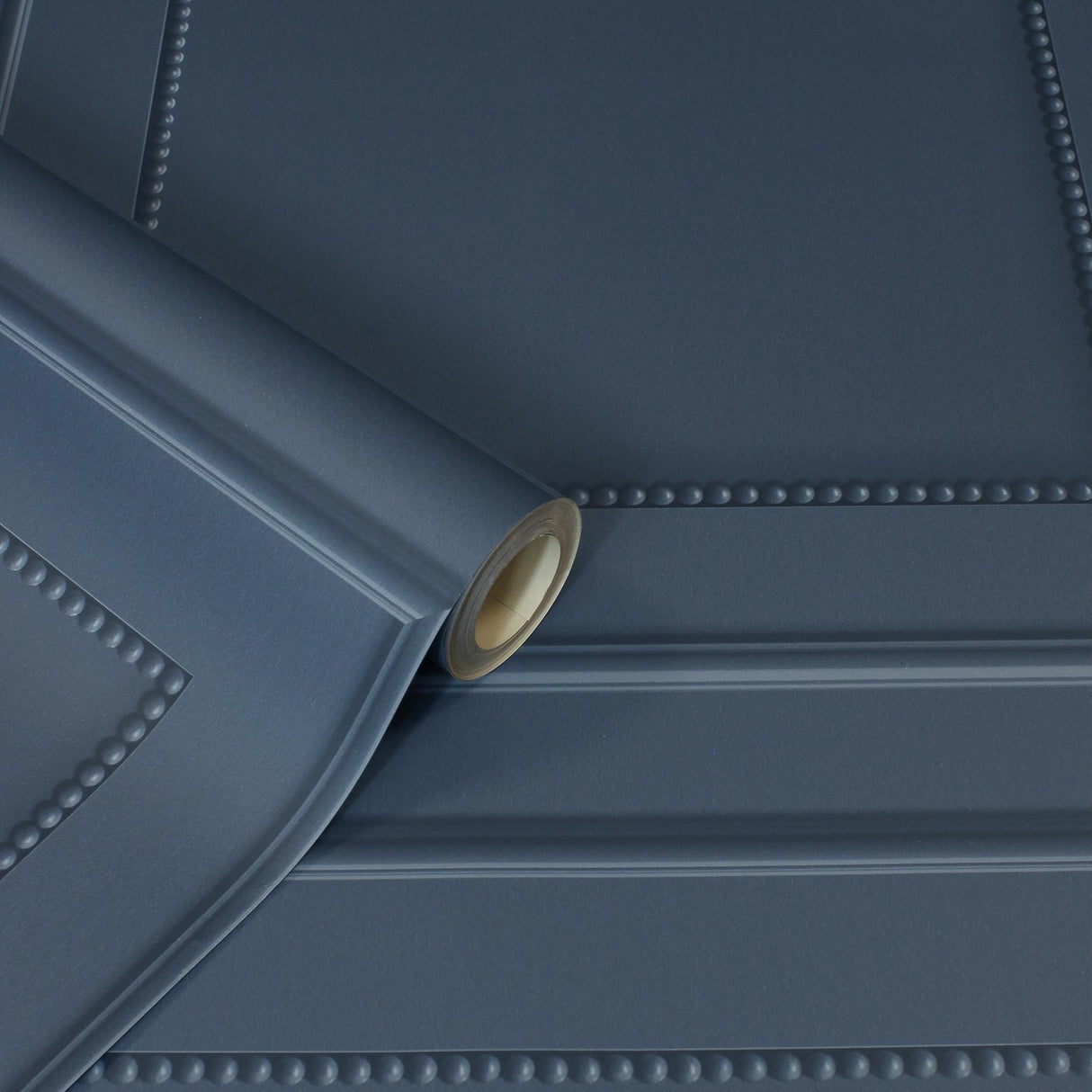 York Cezanne Dark Blue Beaded Panel Wallpaper