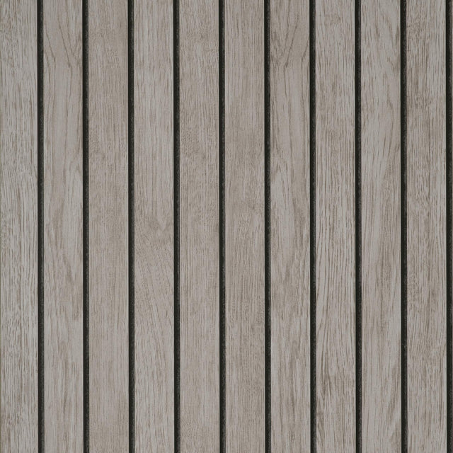 York Manolo Grey Wooden Slat Wallpaper