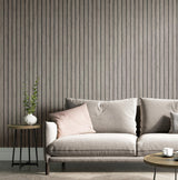 York Manolo Grey Wooden Slat Wallpaper