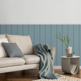 York Killian Light Blue Wood Panel Wallpaper